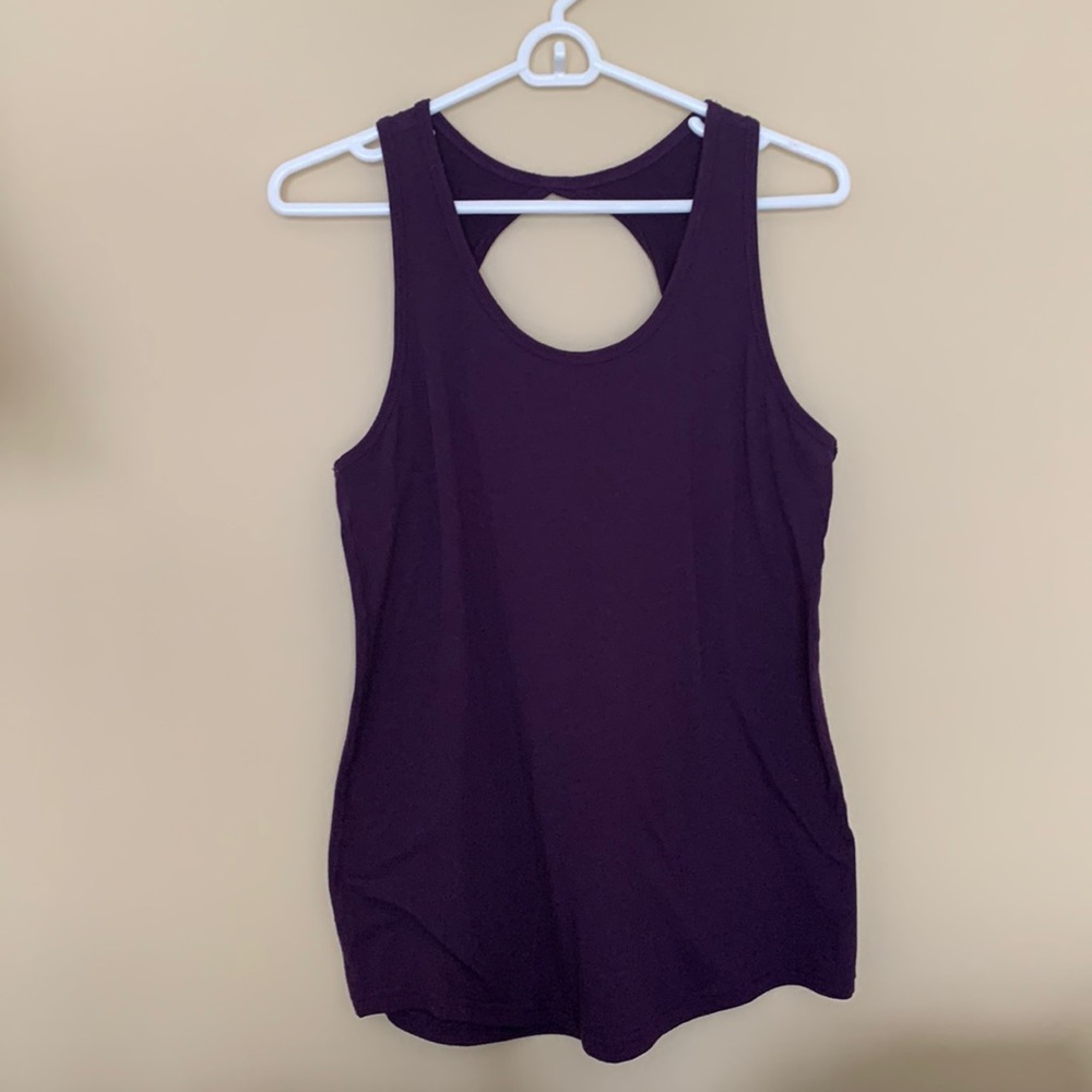Zyia Twist Tank Purple Size Small